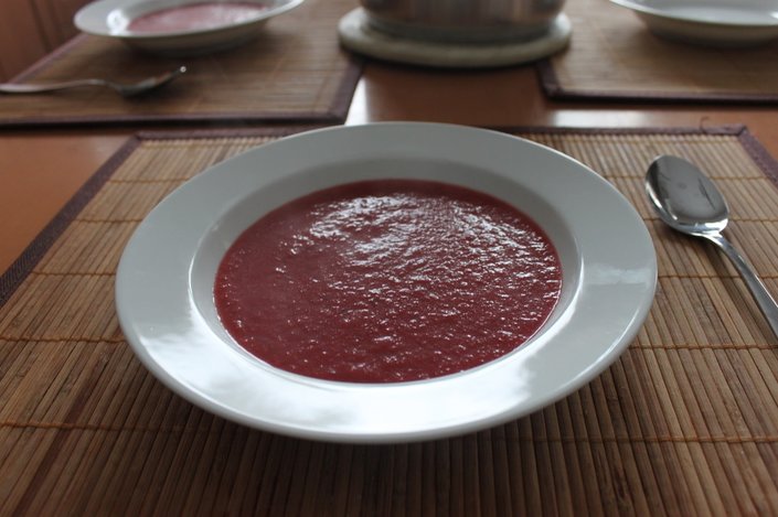 Rote Bete und Fenchel Suppe Paleo 